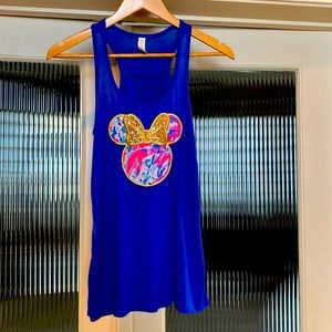 Racoeback Minnie Mouse tank top